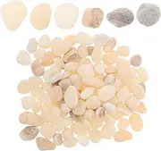 Toyvian Elegant Fish Tank Bottom Sand Decorative Stones for Aquarium Landscaping Landscape Pebbles