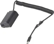Coupler DMW-BLK22/DCC17 Dummy Battery Power Adapter Kit for Panasonic GH5M2, with USB-C Cable