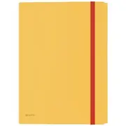 Leitz Cosy A4 3-Flap Folder with Display Book Yellow