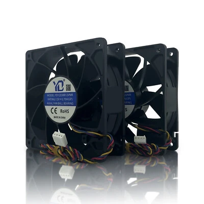 10x 6000RPM Cooling Fan For S19 L3+ S17 S19 Pro S19j S19j Pro Bitmain Antminer