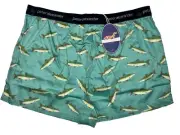 NEW! Peter Alexander Men’s Fish Pyjama Boxer Shorts - Size XL