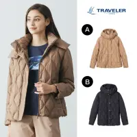 在飛比找momo購物網優惠-【TRAVELER 旅行者】女款撥水羽絨外套＿232TR91