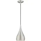 Livex Lighting 41171-66 Allison Mini Pendant Brushed Aluminum