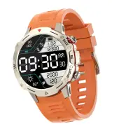 Orange Strap Smart Watch 1.39inch Round Screen SmartWatch For Andr-oid IOS P