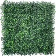 DECWIN Artificial Boxwood Hedge Panels 20" x 20" Weather Proof Green Topiary