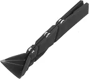 Flat 3 in 1 Measuring Spoons, Polygonal Flat Measuring Spoons, Silicone Magnetic Folds Measuring Spoon for Cooking (Black)