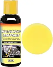 Headlight Restoration Kit - Headlight Lens Restorer - Polishing Wax Liquid Long-Lasting UV-Protection for Boat Foggy-Lights Exterior Motorcycle Truck