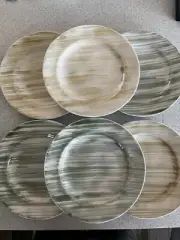 Set Of 6 Stoneware Dinner Plates From Z Gallerie