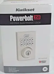 Kwikset Powerbolt 250 Keypad Electronic Deadbolt Lock Keyless Satin Nickle
