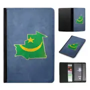 PASSPORT ITINERARY ORGANIZER|MAURITANIA NATIONAL COUNTRY FLAG