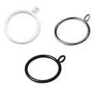 20 Pieces Curtain Ring with Eyelets Metal Curtain Rings for Curtains Rods ?