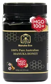 MANUKAECO - 100% PURE RAW AUSTRALIAN MANUKA HONEY MGO 100+ ; 500G