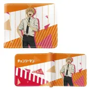 DENJI STYLE A Chainsaw Man 4 in. Bi Fold Wallet (Anime Credit Card Billfold)