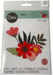 Sizzix Dies Free Style Floral Leaf Tropical Flower Paper Die Cutting Template