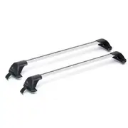 2x Silver NEW Aerodynamic Cross bar / Roof Rack Fit For Mitsubishi Triton 2006-2015