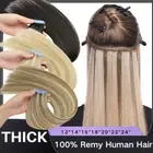 CLEARANCE Tape In Remy Hair Human Extensions Skin Weft Thick Full Head Balayage