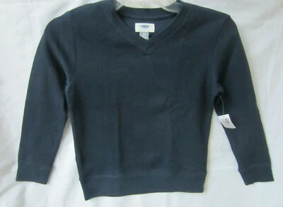 NWT Old Navy Boys V-Neck Pullover Navy S/P (6-7)