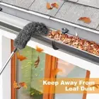 2.5 Meters Drain Gutter Cleaning Brush Dust Cleaner Brush Easy Remove Leave