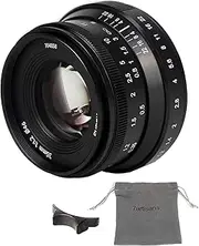 7artisans 35mm F1.2 II APS-C Manual Focus Camera Prime Portrait Lens for Sony E-Mount A7 A7II A7M3 A7R A7RII A7RM3 A5000 A6000 A6300 A6500 Cameras