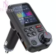 Wireless Car Charging Bluetooth FM Transmitter QC3.0 Bluetooth USB TF Card AUX