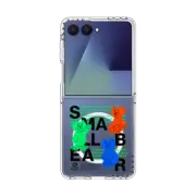 Galaxy Z Flip7 Clear Magnetic Case Animal Paradise no.10 small bear