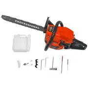 Petrol Chainsaw Commercial 52cc E-Start 20 Bar Pruning Chain Saw