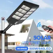 Solar Lights Outdoor 640 LED Motion Sensor Flood Light Dusk to Dawn Solar Lamp