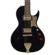 B&G Guitars Little Sister Crossroads Cutaway Humbucker - Midnight Ocean - LSCHMO