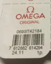 GENUINE OMEGA PLANET OCEAN CROWN STAINLESS STEEL 069ST42184 SEALED PACKAGE