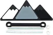 Grille Badge Emblem Deco Ion Label Repla Ent for 4Runner Tundra Sequoia Rav4 Hig Ander Black