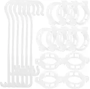 Garden Support Clips Set 200 Pcs Plant Clips Hooks Plastic Plant Stakes for Trellis Plant Ties for Climbing Vines