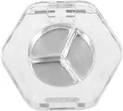 SHERCHPRY 8pcs Hexagon Empty Eyeshadow Pans Compact Travel Blush Case for Women Stylish Transparent Design Durable Makeup Containers for Outdoor Use