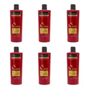 6x Tresemme 400ml Womens Keratin Smooth w/ Marula Oil Soft Hair Care Shampoo