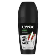 Lynx Africa 50ml Antiperspirant Roll-On - 48h Sweat & Odor Protection