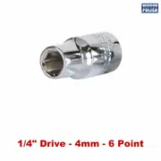 Kincrome K2800 - Socket 1/4" Drive 4mm Mirror Polish