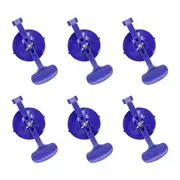 6PC Suction Cup Clamp Set, Class Clamp Kit for Car Convertible Glass Windshield Top Repair Gluing Blue