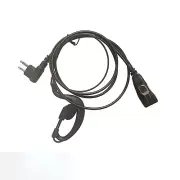 Walkie-talkie Headset M Plug Headset with PTT Button Intercom for Motorola