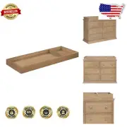 Versatile Changing Tray M0619 in Hazelnut - Fits Standard Dressers, Safe Finish