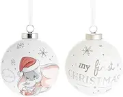 Disney Gifts Magical Christmas Bauble Dumbo 'My First Christmas' Ornament