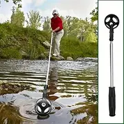 Golf Ball Retriever,Stainless Ball Retriever Tool Golf with Replaceable Release-Ready Ball Pick-Up Head,Golf Accessories Gift for Men Women