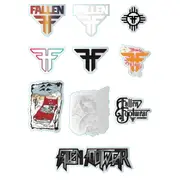 Fallen Footwear Assorted Slam'em On Vinly Stickers For Skateboards - Pack 4