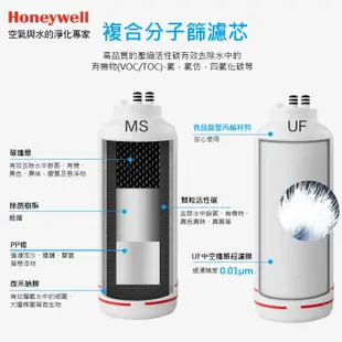 Honeywell 瀚頓國際 MS+UF濾心 HU-10 頂級無菌型淨水器適用 殺菌 防疫型 中空絲膜 複合性殺菌樹脂