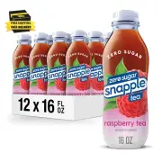 Zero Sugar Raspberry Tea, 16 Fl Oz Recycled Plastic Bottle, Pack of 12 ⭐️⭐️⭐️⭐️⭐