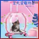🐱🐶寵物拉桿包 寵物拉桿箱 鑽石箱貓包外出便捷寵物大容量貓咪透明拉桿透氣行李箱貓咪小推車 寵物外出包 寵物外出籠