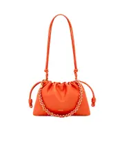 Medium Flamenco purse in mellow nappa lambskin One size Orange