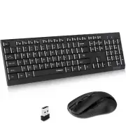 GOFREETECH wireless keyboard and mouse combo