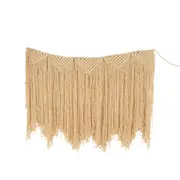 Maine & Crawford Madeline 81cm Macrame Bed Head/Wall Decor Home Display Cream