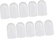UTHCLO 10pcs Toe Covers Protector Cover for Toe Elastic Toe Protector Toe Protectors for Relief Toe Protector Cover Reusable Toe Protectors Toe Sleeves Transparent Sebs