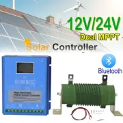 Smart Power Controller Kit Bluetooth APP Solar Wind Auto Transfer Switch 12V 24V