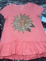 Cynthia Rowley Mix & Match Sparkle SunFlower Top For Girls Size L (10/12) Mm61